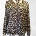Bomber estampado leopardo