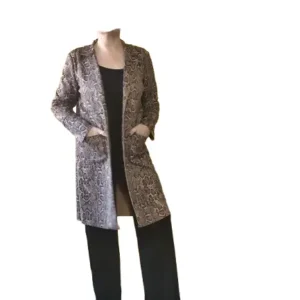 Chaqueta fina estampado serpiente