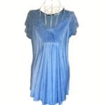 LENCERA AZUL KLEIN MANGA CORTA