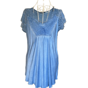 LENCERA AZUL KLEIN MANGA CORTA