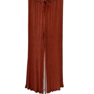 PANTALÓN NARANJA PASTEL ARRUGADO
